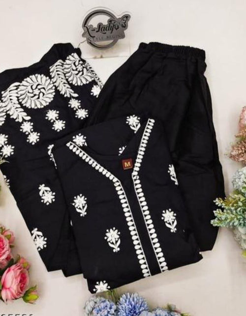 Buy Black Kurta Suit Sets for Women by Indo Raga Online | Ajio.com